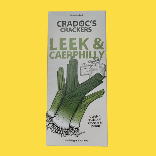 Leek & Caerphilly Crackers - Norfolk Deli