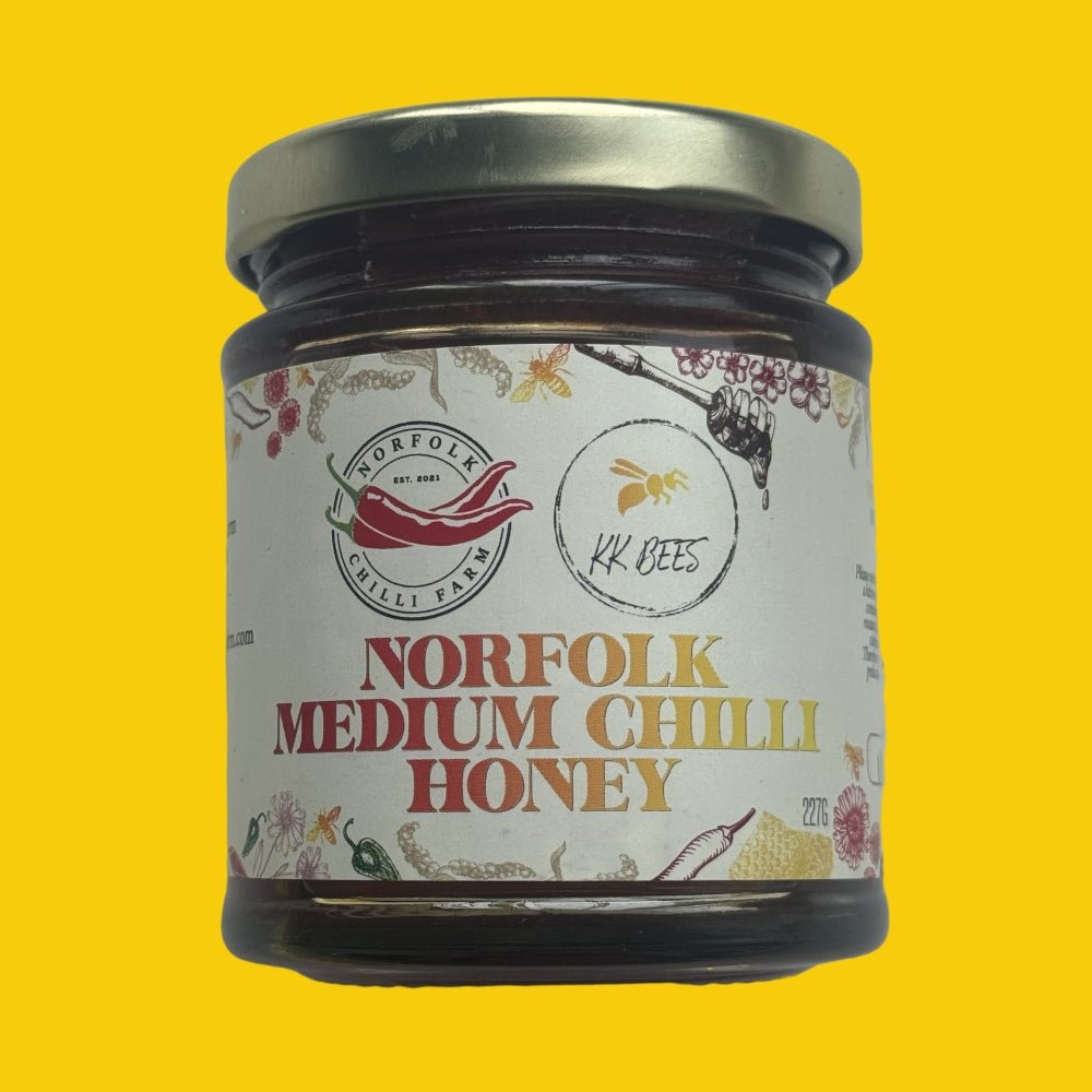 Norfolk Chilli Medium Hot Chilli Honey - Norfolk Deli