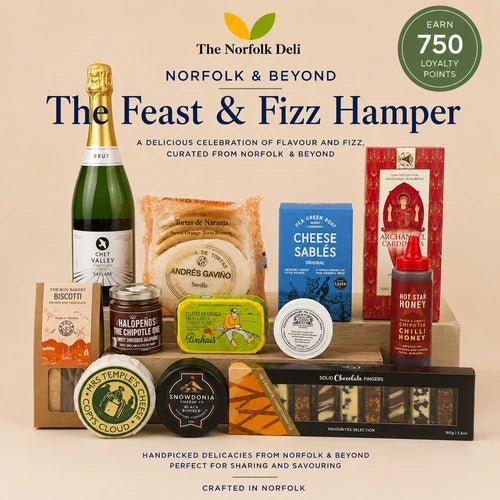 The Feast & Fizz Hamper - Norfolk Deli