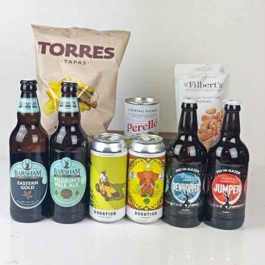 The Hops & Nibbles Hamper - Norfolk Deli
