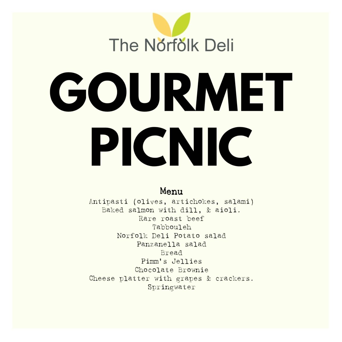 Norfolk Deli Gourmet Picnic - Norfolk Deli