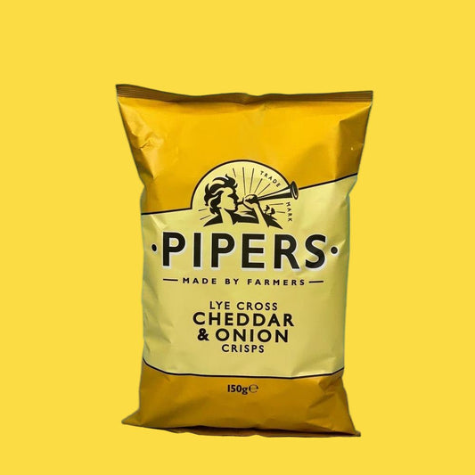 Piper's Lye Cross Cheddar & Onion Crisps - Norfolk Deli