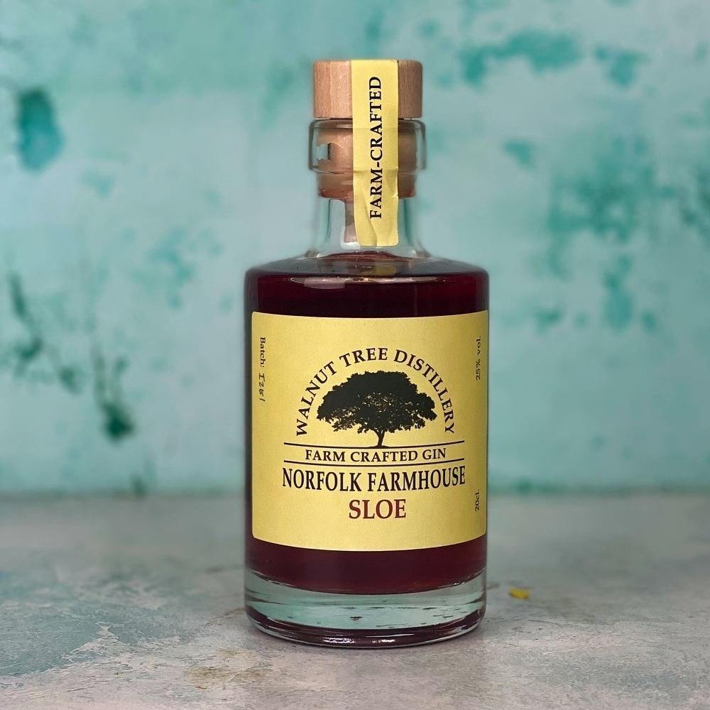 Walnut tree sloe gin