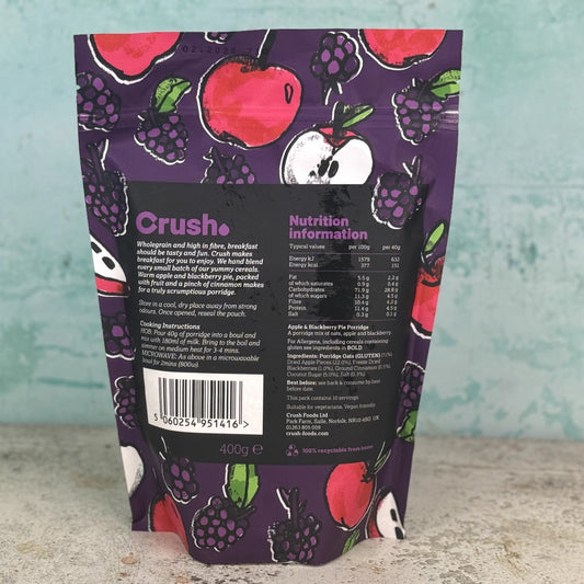 Apple & Blackberry Porridge 400g