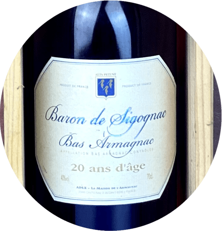 Baron de Sigognac 20 years old 70cl