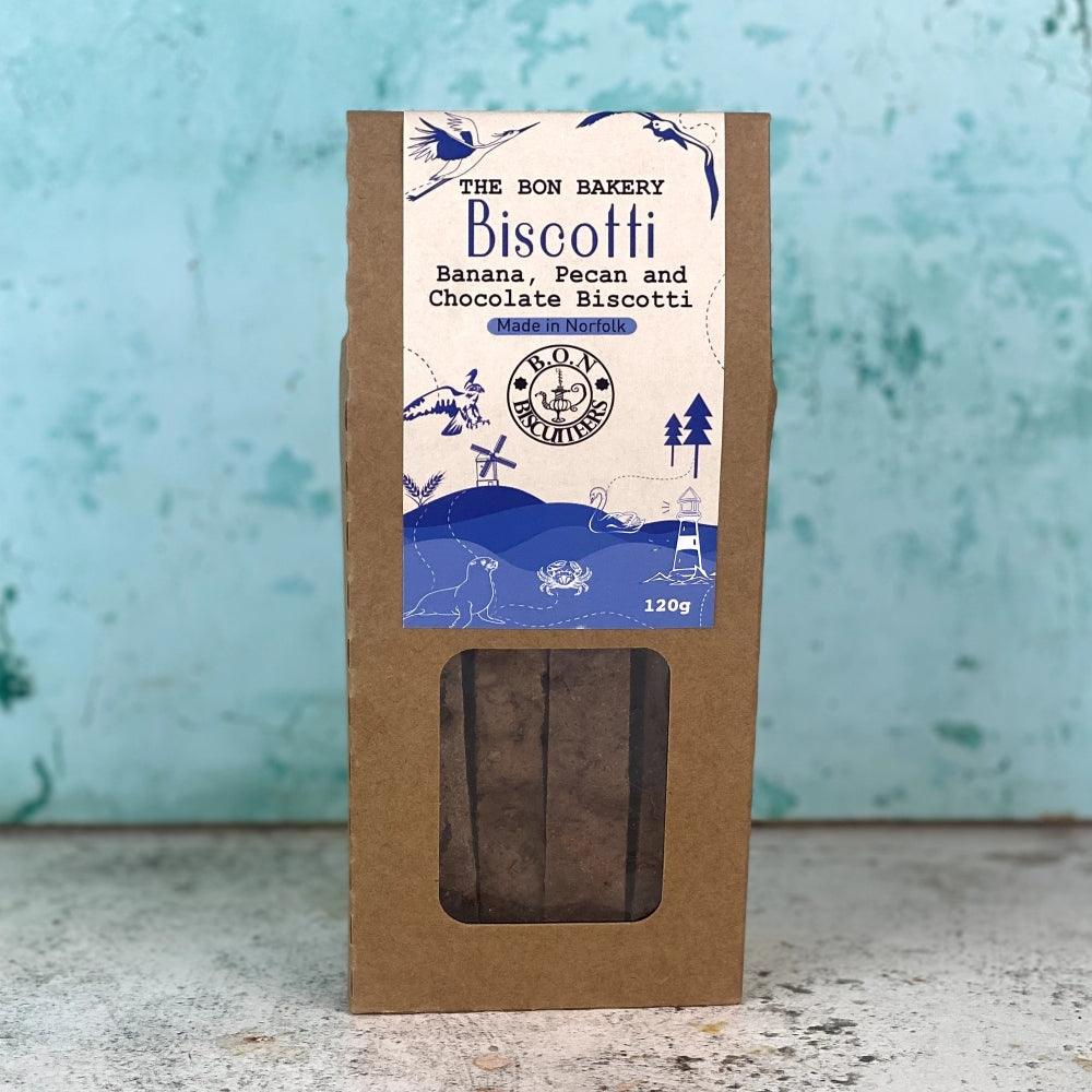 Banana, Pecan & Chocolate Biscotti 120g