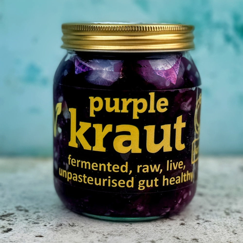 Raw & Live Purple Sauerkraut