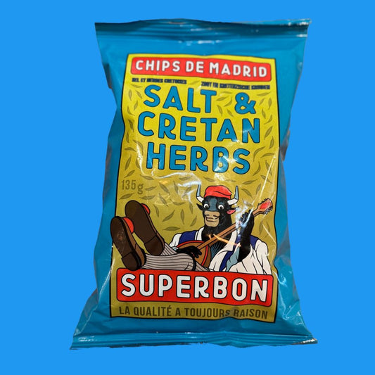 Superbon Crisps - Salt & Cretan Herbs 145g