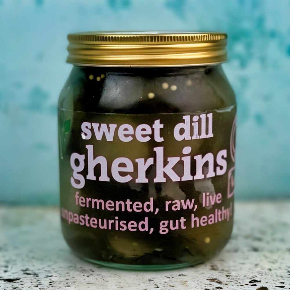 Sweet Dill Pickle Gherkins