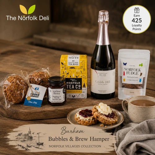 A Burnham Bubble & Brew Hamper - Norfolk Deli