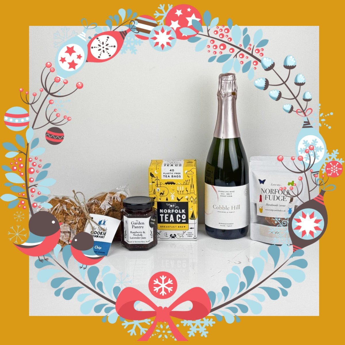 A Burnham Bubble & Brew Hamper - Norfolk Deli