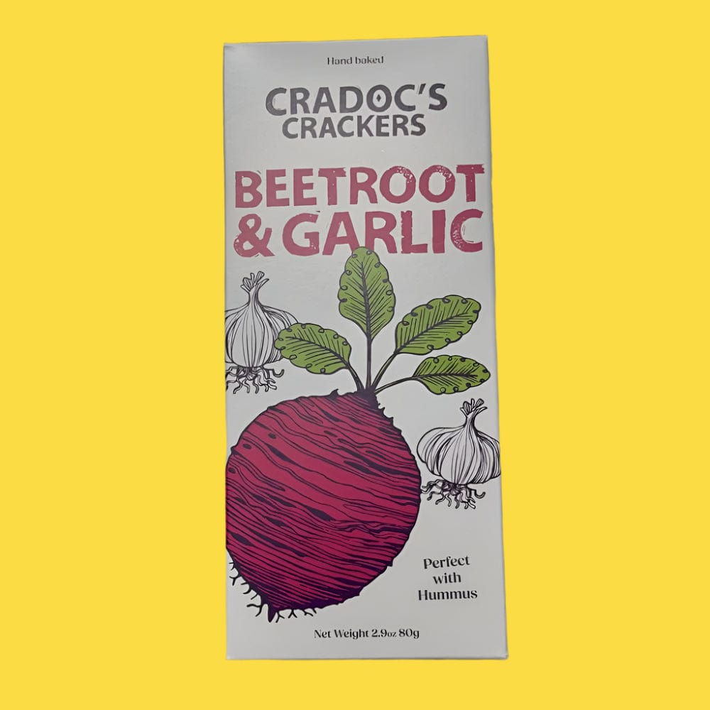 Beetroot & Garlic Crackers - Norfolk Deli
