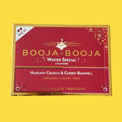 Booja Booja Hazelnut Cruch & Cherry Bakewell Truffles - Norfolk Deli