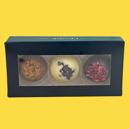 Cambridge Chocolate 3 Luxury Chocolate Domes - Norfolk Deli