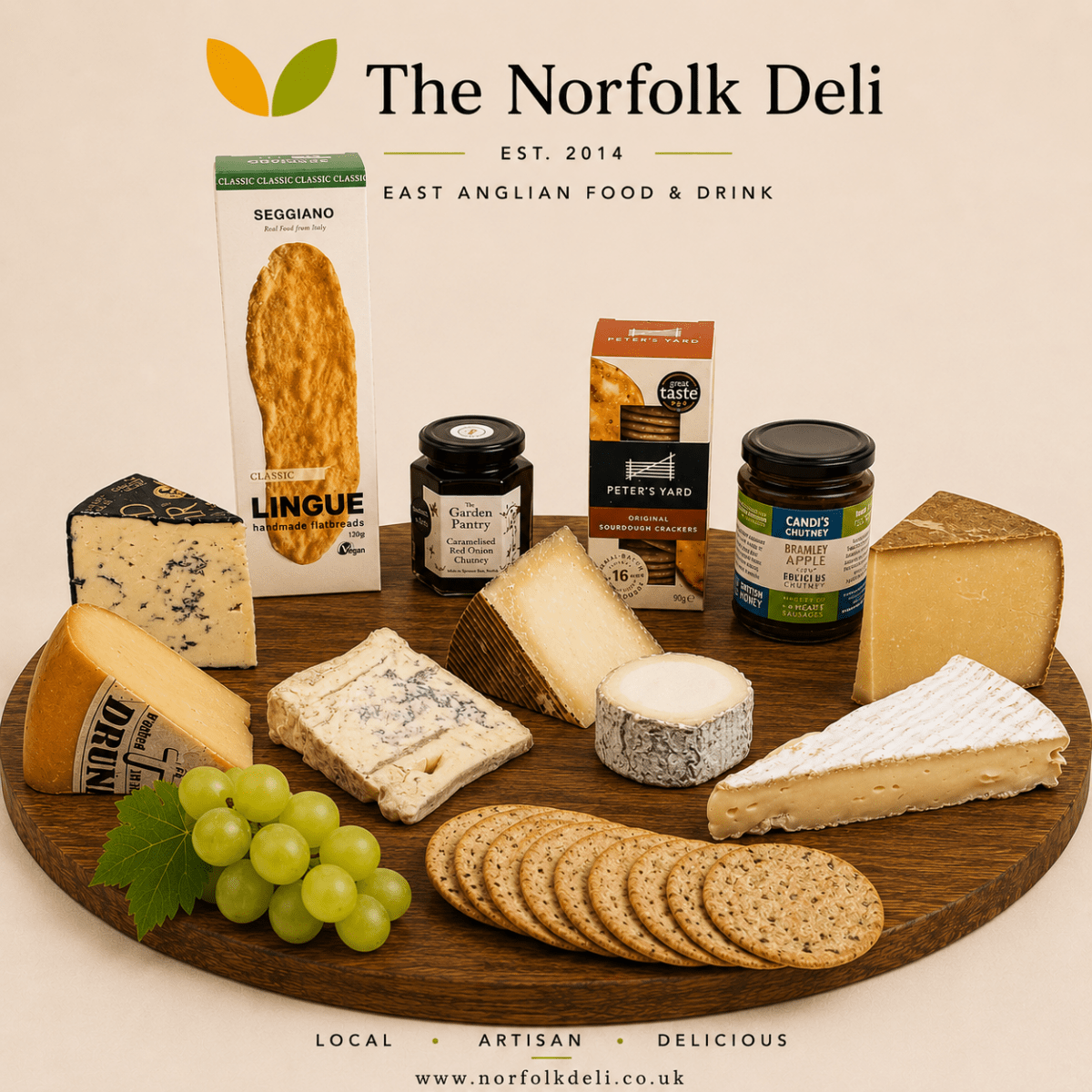 Continental 5 - 6 person Cheeseboard - Norfolk Deli