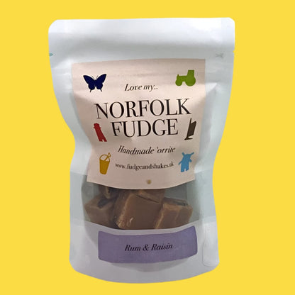 Fudge & Shakes Rum & Raisin Fudge - Norfolk Deli