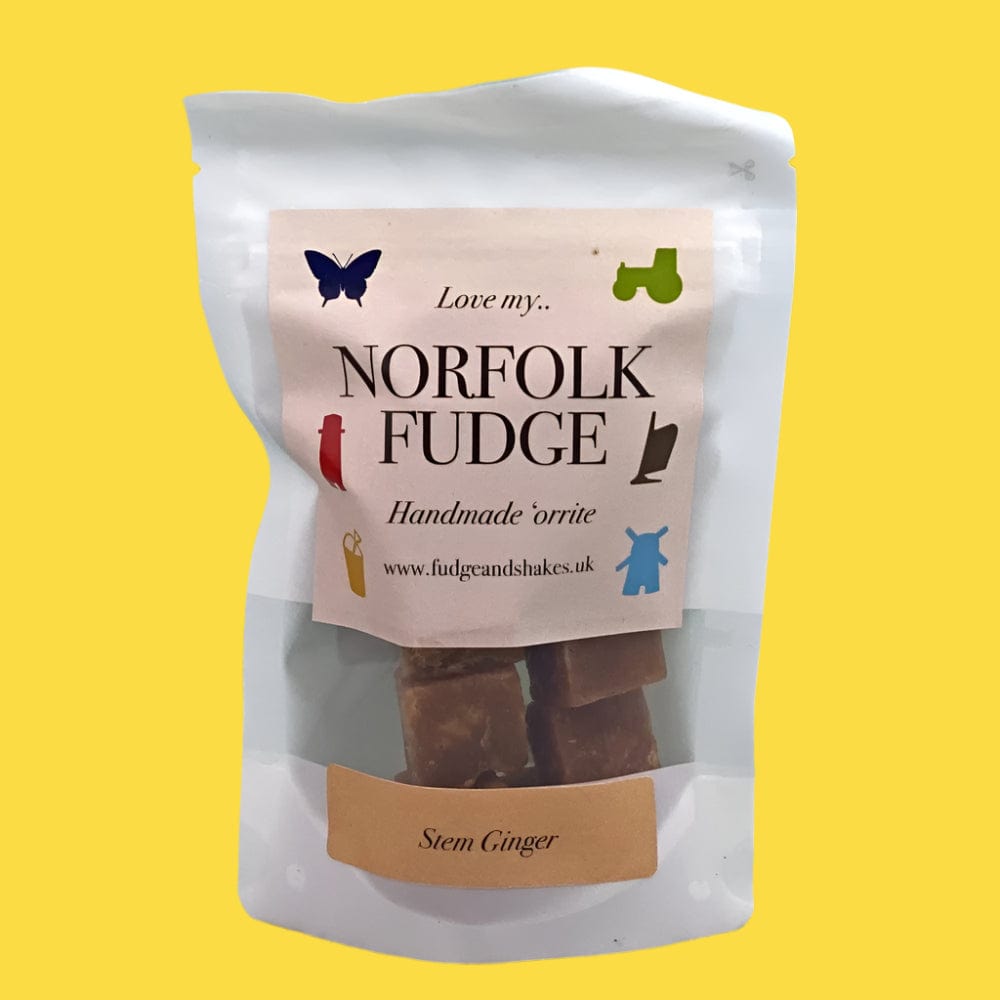 Fudge & Shakes Stem Ginger Fudge - Norfolk Deli