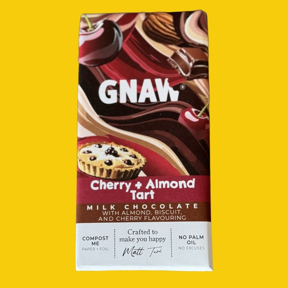 Gnaw Chocolate - Cherry & Almond Tart - Norfolk Deli
