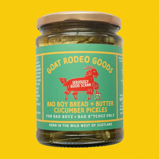 Goat Rodeo Goods Bad Boy Bread & Butter Cucumber Pickles - Norfolk Deli