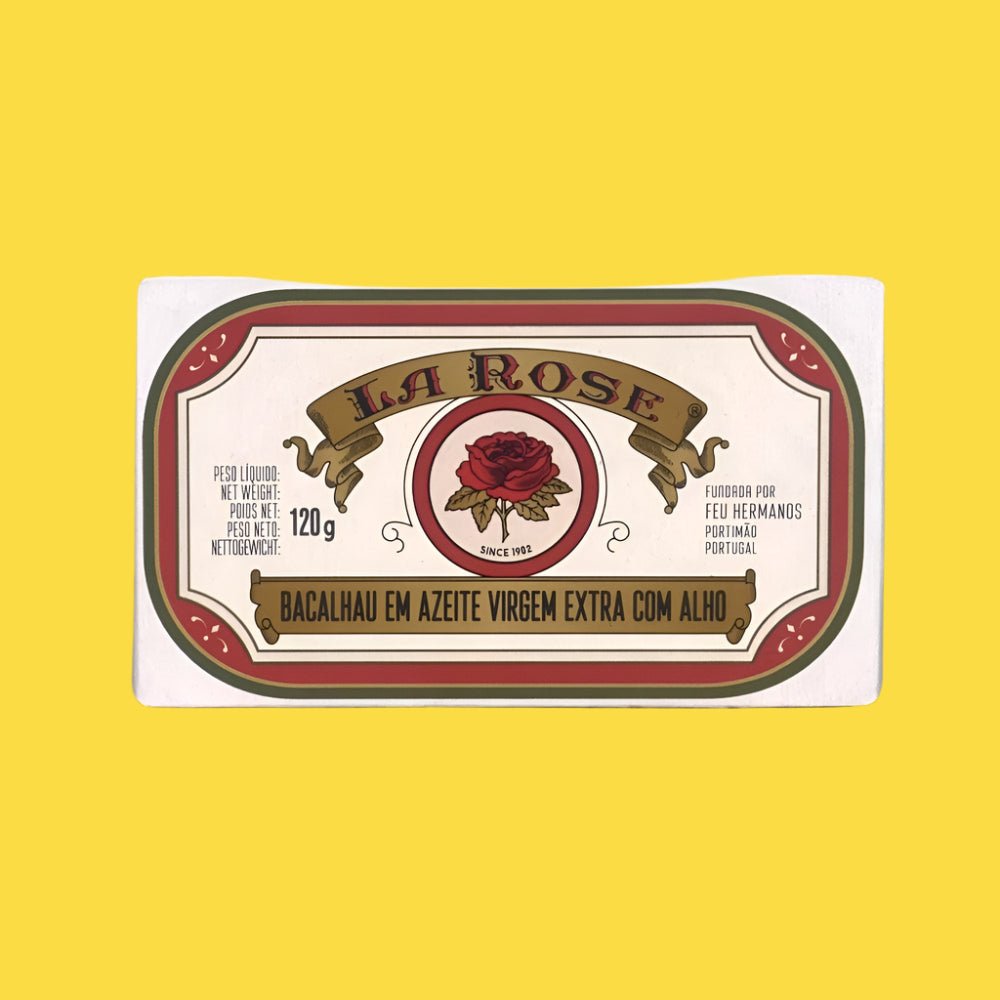 La Rose Cod with Garlic in extra Virgin Olive Oil - Norfolk Deli