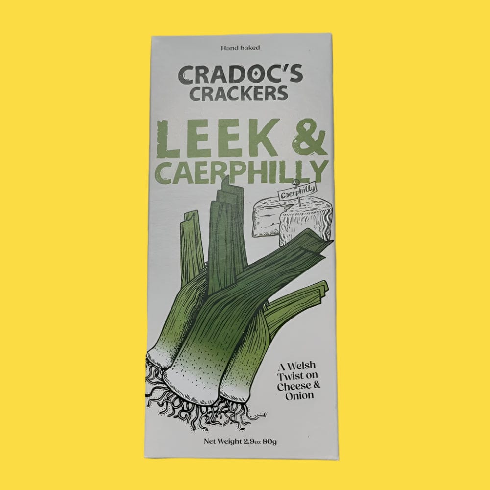 Leek & Caerphilly Crackers - Norfolk Deli