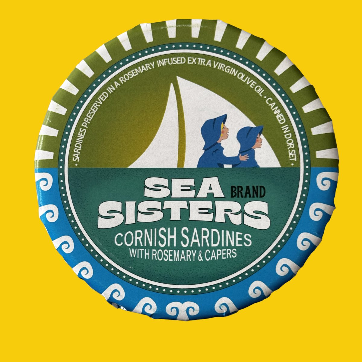 Sea Sisters - Cornish Sardines with Rosemary & Capers - Norfolk Deli