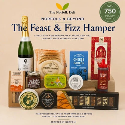 The Feast & Fizz Hamper - Norfolk Deli