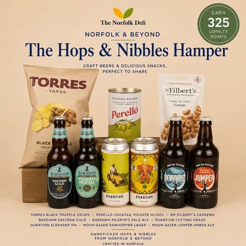 The Hops & Nibbles Hamper - Norfolk Deli