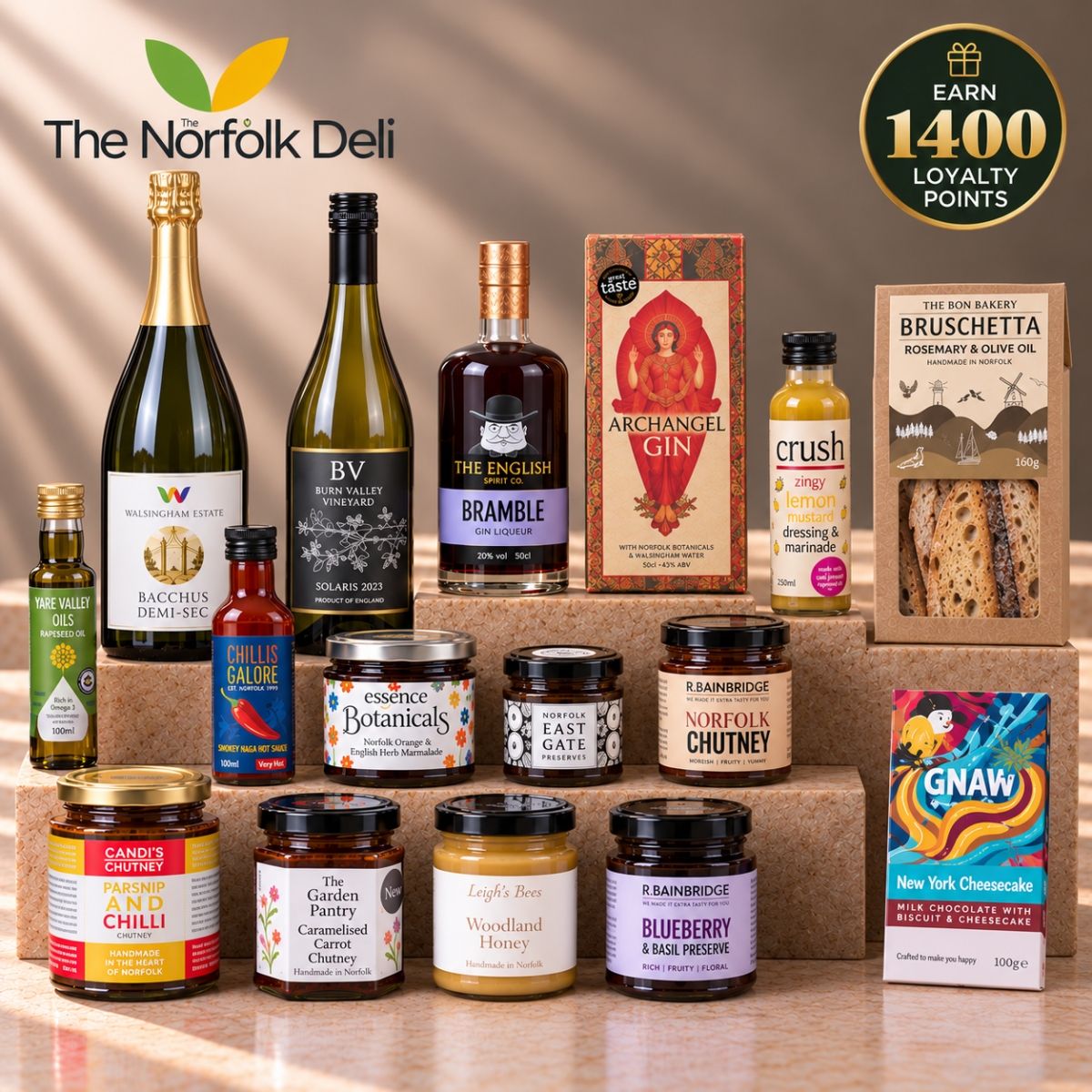 The Oxburgh Opulence Hamper - Norfolk Deli
