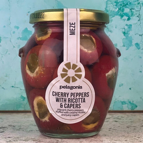 Cherry peppers with Ricotta and Capers 280g