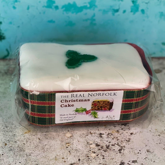 Marzipan & Icing Christmas Cake