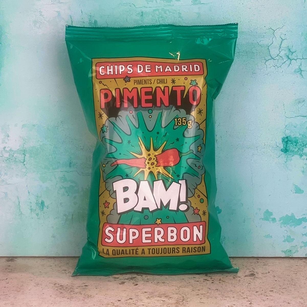 Superbon Crisps - Pimento 135g