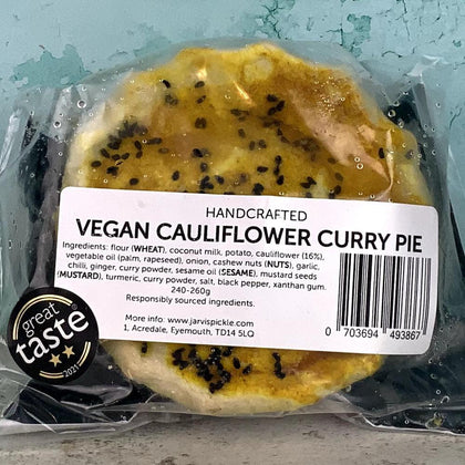 Plant Based Cauliflower Curry Pie