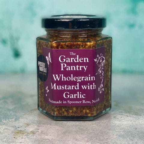 Wholegrain Mustard with Garlic 200g - Norfolk Deli