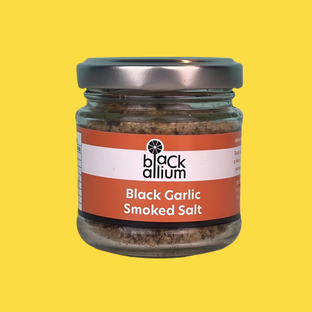 Black Allium Black Garlic smoked Salt - Norfolk Deli