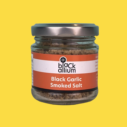 Black Allium Black Garlic smoked Salt - Norfolk Deli