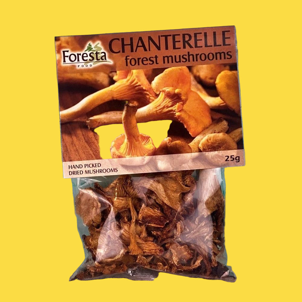 Chanterelle Dried Mushrooms - Norfolk Deli