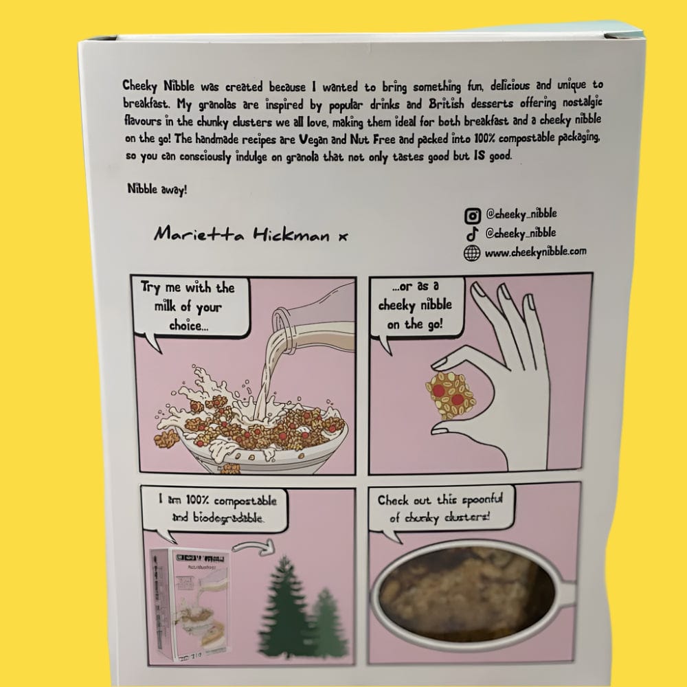 Cheeky Nibble Cherry Bakewell Granola - Norfolk Deli