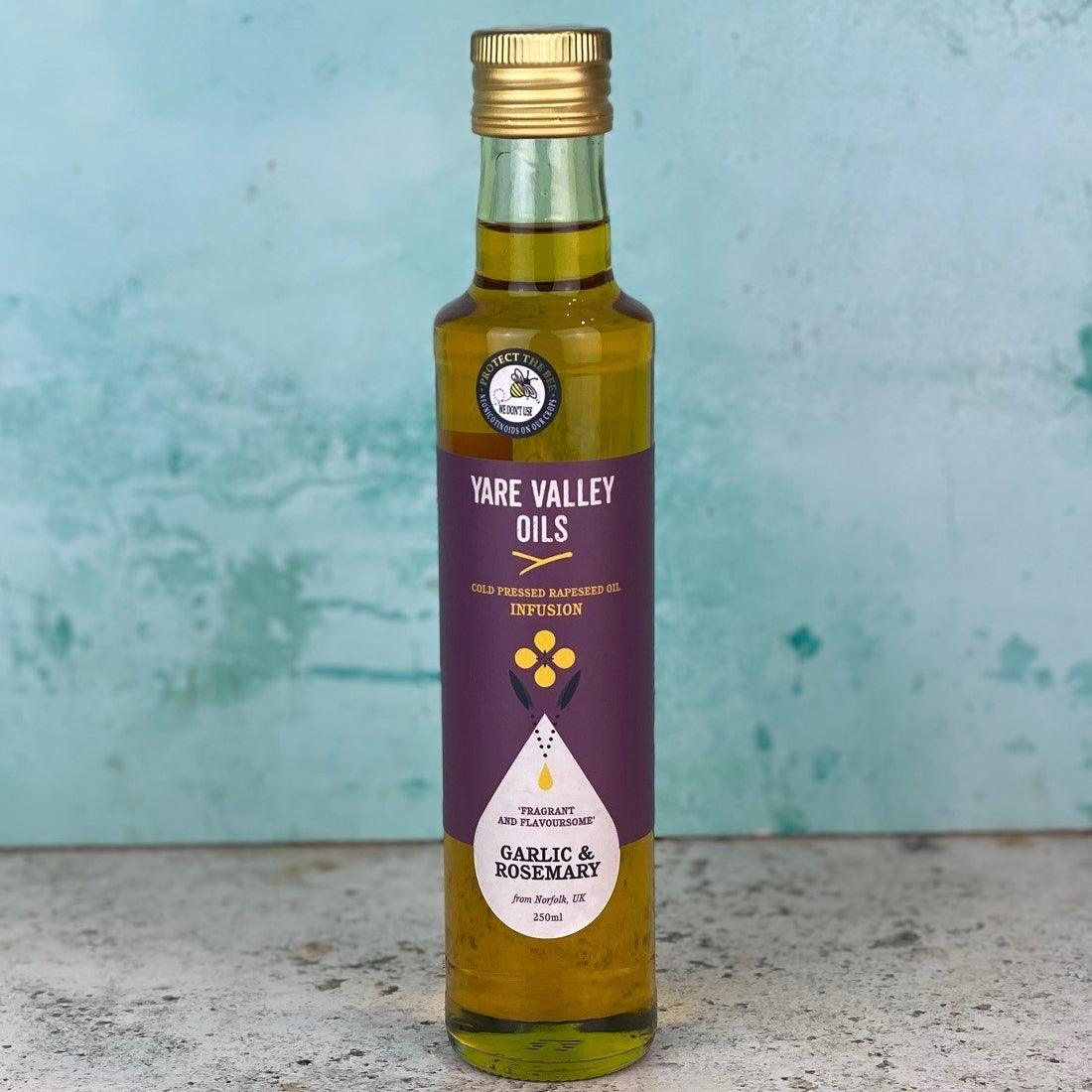 Yare Valley Garlic & Rosemary Infused Oil Norfolk Deli