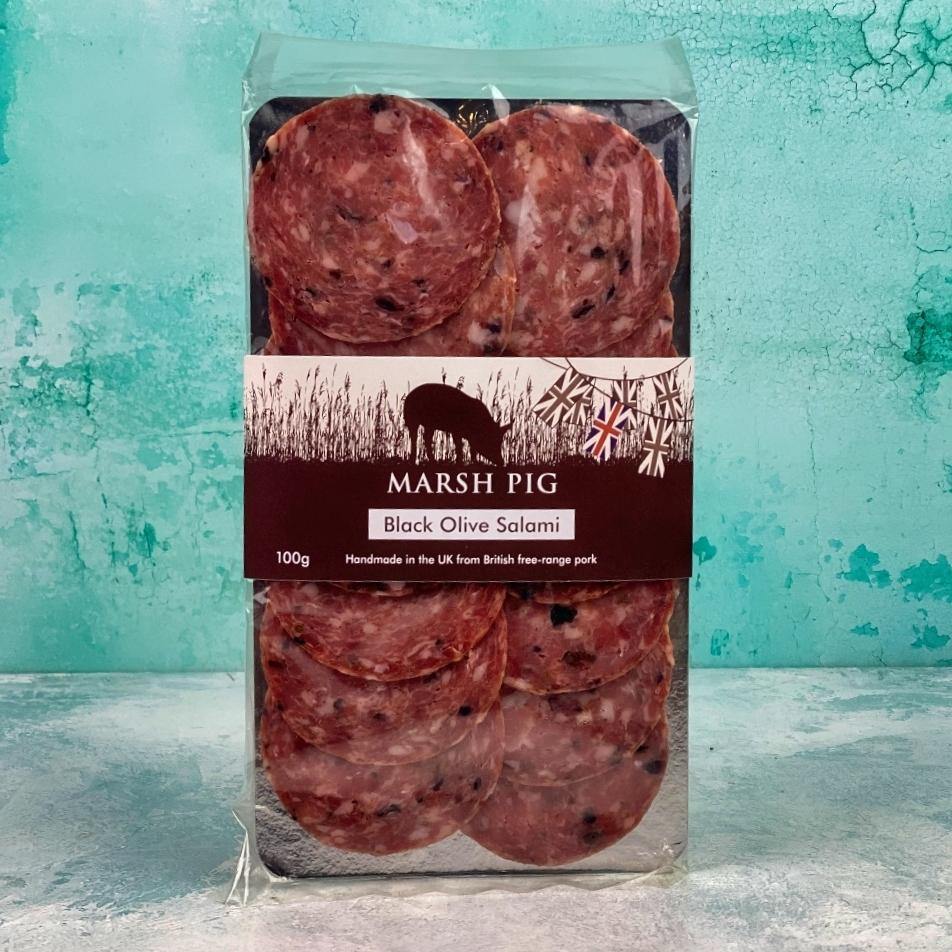 Marsh Pig Black Olive Salami - Norfolk Deli