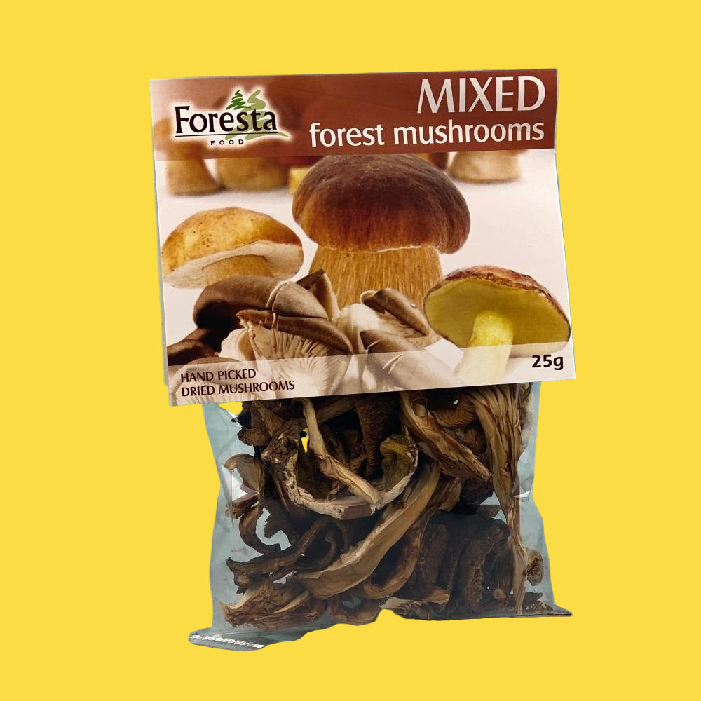 Mixed Forest Dried Mushrooms 25g - Norfolk Deli