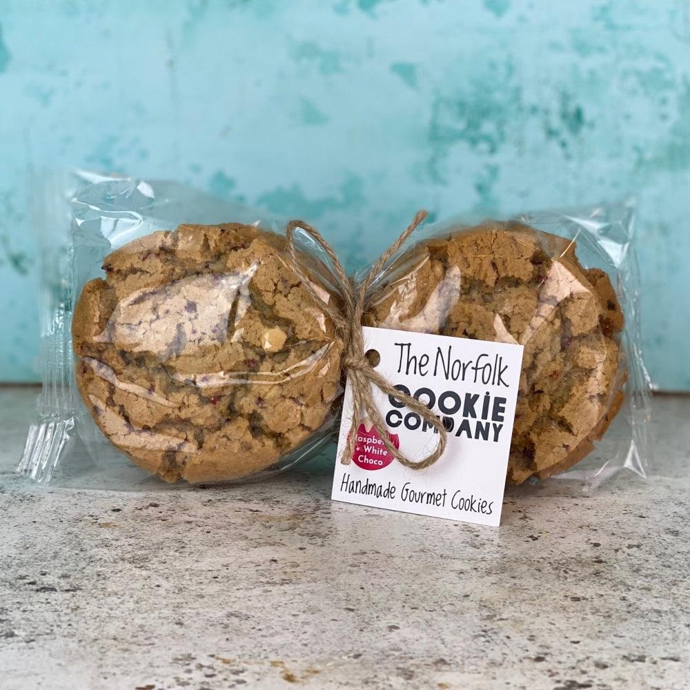 Raspberry & White Chocolate Cookies - Norfolk Deli