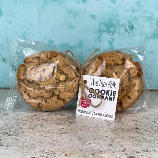 Raspberry & White Chocolate Cookies - Norfolk Deli
