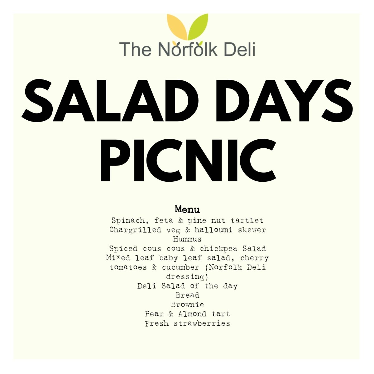 The Norfolk Deli Salad Days Picnic - Norfolk Deli
